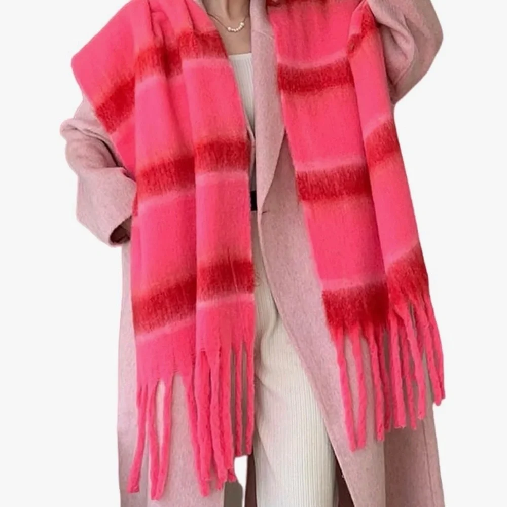 Wander Agio Scarf Rose/Red